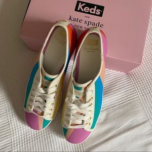 Keds x kate spade Triple Kick Multi Stripe Canvas